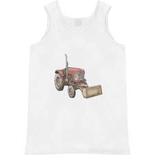 Trägershirt/Tanktop "Traktor mit Baggeraufsatz" für Erwachsene (AV048494)