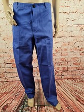 Original Bundeswehr Schweißerhose Bundhose BW Hose Arbeitshose Blau Größe 44-64