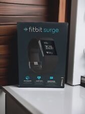 Fitbit Surge Fitness Smartwatch GPS Herzfrequenz Tracker Klein Schwarz NEU