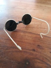 SONNENBRILLE NICKELBRILLE RUND VINTAGE HIPPIE SUNGLASSES ALT 70'er 1970s