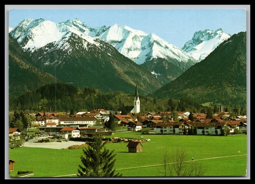 Ansichtskarte oberstdorf - ansichtskarte,