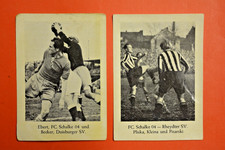 WS Sportbilder 1952-Oberliga Fußball - 2 x Schalke 04 Ebert-Kleina ungeklebt rar