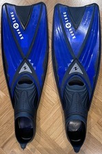 Flossen Schwimmflossen Tauchen AQUA LUNG Gr. EU 36 - 37 US 4-5 blau * NEU