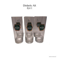 6x Diebels Alt 0,4 Stange mit