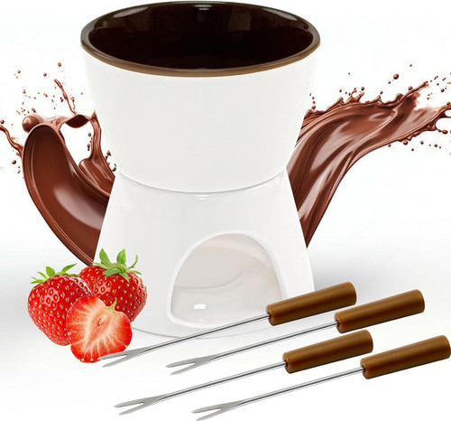 Schokoladenfondue set 300ml - schokoladenfondue,