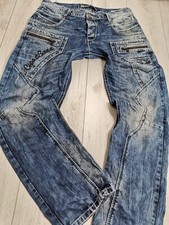 ROUTE 62 CIPO & BAXX HERREN DENIM JEANS HOSE DESTROYED FREEDOM BIKER W34 L30