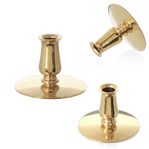 Kerzenhalter messing gold - kerzenhalter,