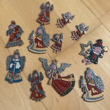 11 x  Zinn Flachfigur