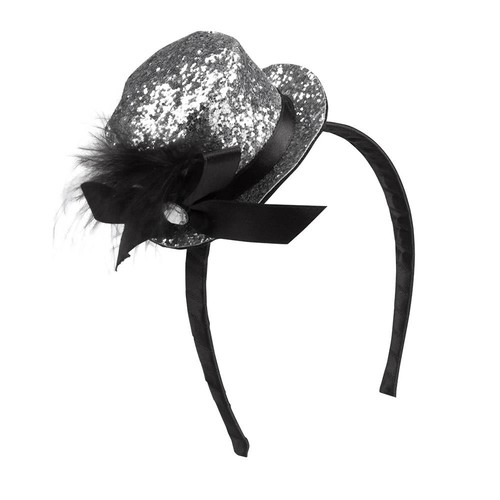 Fascinator glitzer mini - fascinator,
