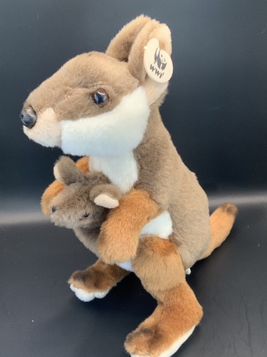 Wwf plüschtier känguru baby - wwf, känguru/baby