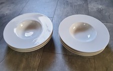 Rosenthal Pure White 6 Pastateller Epoque Durchm. 27,5 cm