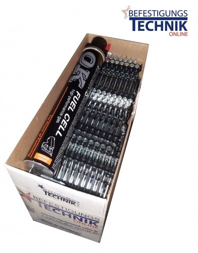 Betonnägel 6x15mm gas rot - betonnägel, 2,6x15mm
