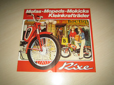 Prospekt Rixe Mofa Moped Mokick Kleinkraftrad - Derby Tourismo High Sport etc.