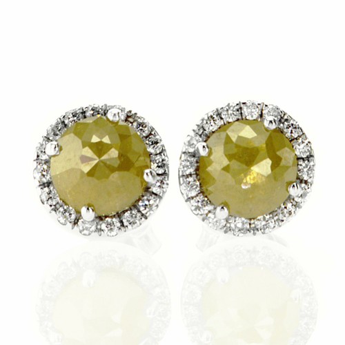 Diamant halo ohrringe - halo,