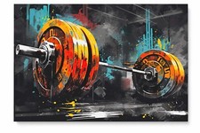 Abstrakte hantel fitness - abstrakte,