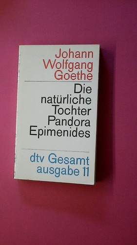 213613 von goethe die - j.w.,