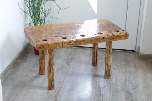 Alter hobelbank couchtisch - hobelbank,