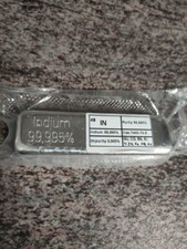 Indium 0,5KG / 500g Barren hochreines Indium mind. 99,995% Reinheit