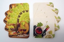 50 Stück Wein-Untersetzer Glasuntersetzer Bierdeckel Gastronomie Deckel Getränke