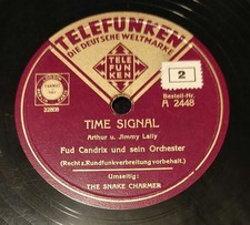 FUD CANDRIX ORCHESTER TELEFUNKEN SCHELLACKPLATTE