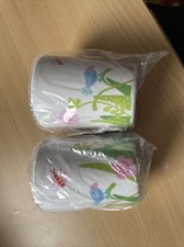 2x Haba Melamin Becher Schmetterling Geschirr Neu