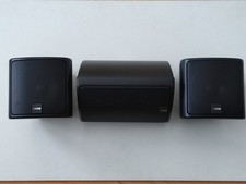 Canton C300 Centerbox + 2x R100 Lautsprecherboxen Surroundboxen schwarz 80 Watt