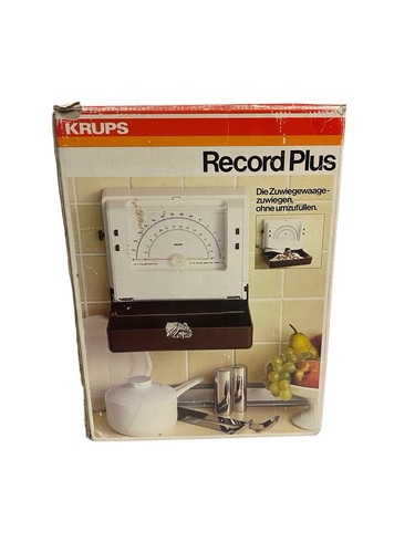 Krups record plus weiß 70er - -,