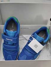 Geox Jungen Sneaker G.35 Hellblau Sportschule Kinderschuhe Neu Etikett /orig.Ver