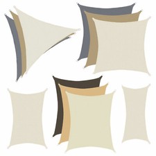 anndora® Sonnensegel Sonnenschutz Sichtschutz Windschutz UV-Schutz HDPE PES