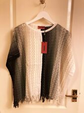 MISSONI Poncho One Size mehrfarbig (schwarz&weiß&grau) 