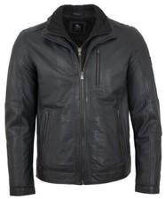 OTTO KERN - Herren Lederjacke Lammnappa anthra