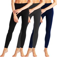 3er Pack Damen Thermo Leggings