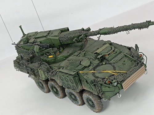 M1128 stryker mgs gebaut - 1:35,