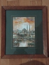 Aquarell - Istanbul Blaue