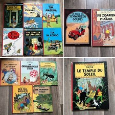 Tim und Struppi 14 Comics Sammlung 14  BÄNDE Top Zustand Deutsch Französisch