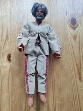 Big Jim Actionfigur mit Haaren und Bart, mit Kleidung, Westernlook