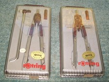 2 Zirkel 1 Rotring Bogenkompass  und 1 Zirkel beide mit schneller Einstellung