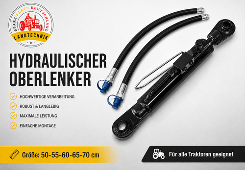 Hydraulischer oberlenker mit - hydraulischer,
