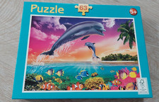 Puzzle 63 Teile Südsee Delphine