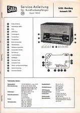 Service Manual-Anleitung  Saba