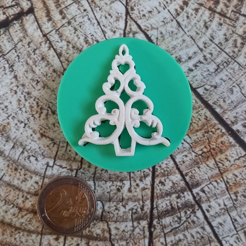 Gießform tannenbaum anhänger - gießform,