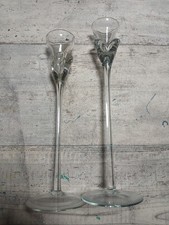 Set 2x Alte Massive Glas