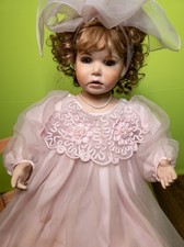 Künstlerpuppe Fabienne Angela McNeely Ruby Doll Collection Porzellan 70 cm