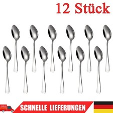 12 Kaffeelöffel Edelstahl