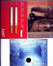 3 AK Edgar # 5557/5698/6310 Thema Rauchen: letzte Zug + West Ice-o-meter + Lust