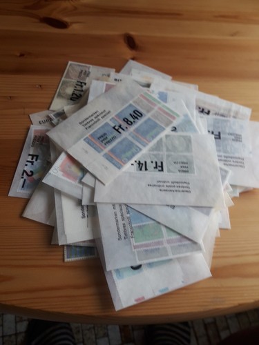 Briefmarken schweiz mon - 1,