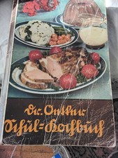 ALTES KOCHBUCH  1937 ABZUGEBEN
