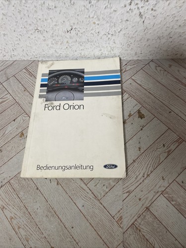 Ford orion betriebsanleitung - ,