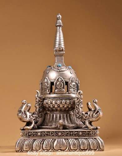 Tibet buddhismus silber - 8,8",