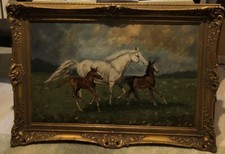 Ölgemälde, Ölbild, Pferde